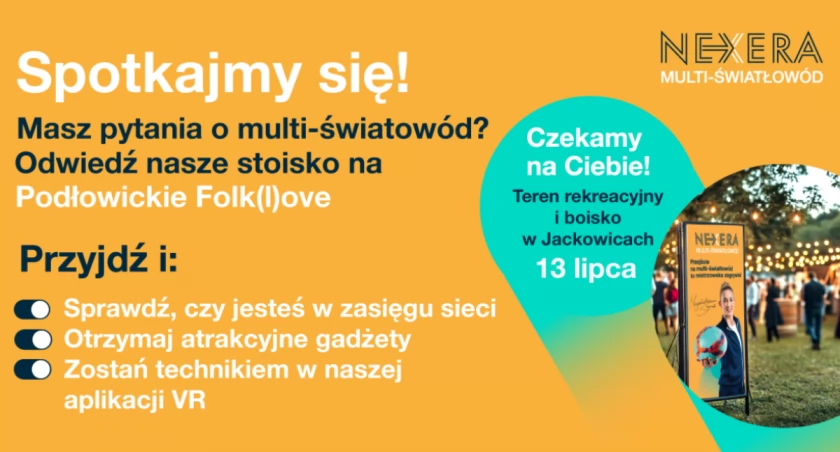 NEXERA łączy lokalne społeczności podczas festynu Podłowickie Folk(l)ove