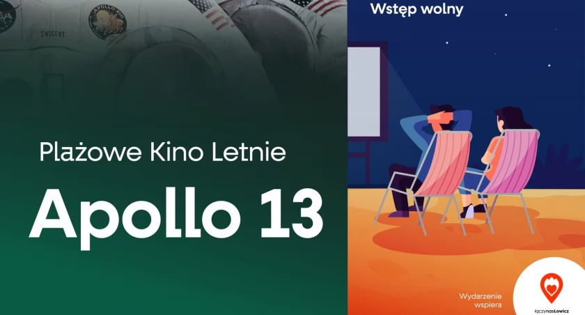 Letnie Kino na Plaży rusza z hukiem! „Apollo 13” już w sobotę w Łowiczu 