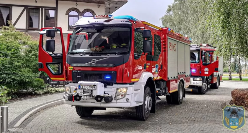 Alarm w Hotelu Rozdroże w Nieborowie. Zadysponowano cztery jednostki straży pożarnej