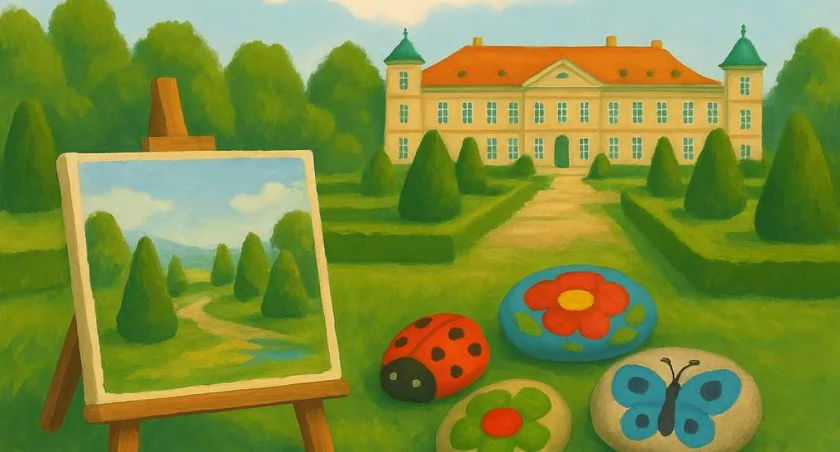 Malarskie inspiracje w barokowym ogrodzie w Nieborowie