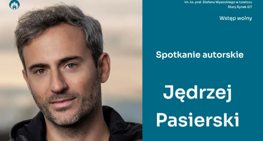 Spotkanie z mistrzem kryminału. Jędrzej Pasierski w Łowiczu