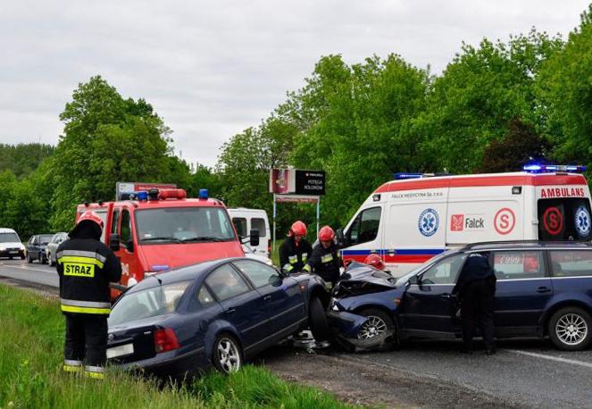 Groźne zderzenie na DK14