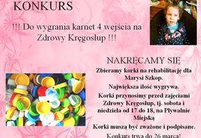 Pomóż Marysi i wygraj karnet na zajęcia Zdrowy Kręgosłup