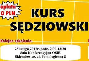 W lutym rusza kolejny kurs sędziowski
