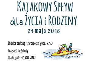 W sobotę rodzinny spływ z Soboty do Łowicza