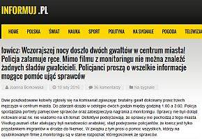 Gwałt w centrum Łowicza? Policja dementuje
