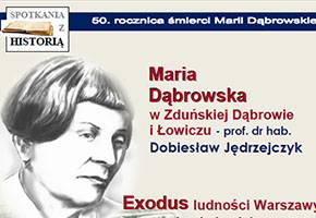 O Marii Dąbrowskiej w PBP