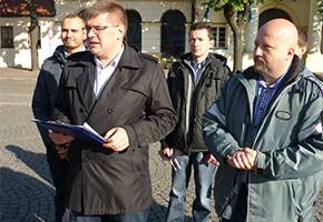 Tomasz Rzymkowski odwiedził Łowicz