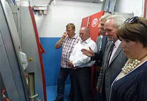 Marek Sawicki odwiedził ZS CKR w Zduńskiej Dąbrowie