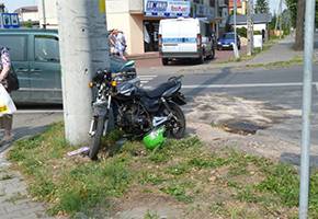 Kolizja na skrzyżowaniu przy Agrosie