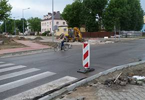 Modernizuje się skrzyżowanie przy Medyku