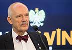 Janusz Korwin-Mikke odwiedzi Łowicz