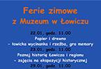 Ferie zimowe w muzeum