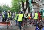 Deszcz nie wystraszył łowickich rowerzystów