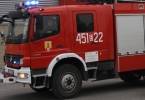 Pożar na terenie zakładu 