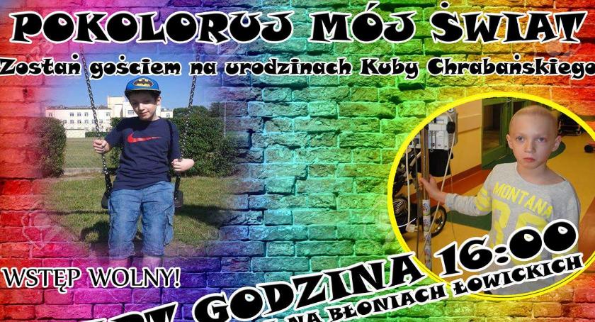 „Pokoloruj mój świat” - urodzinowa impreza Kuby Chrabańskiego