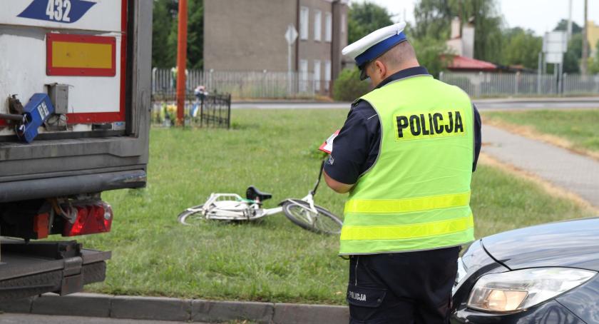 Potrącenie rowerzystki na Nadbzurzańskiej - aktualizacja/sprostowanie