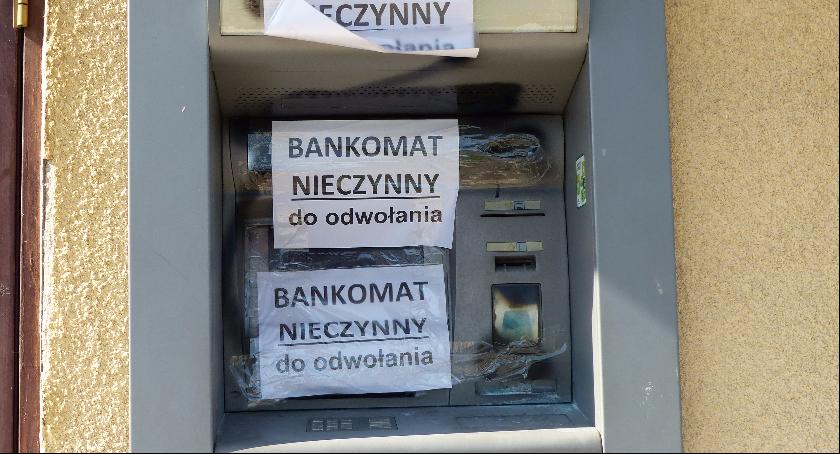 Czarna robota przy bankomacie w Złakowie Kościelnym