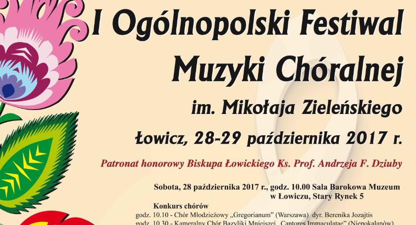 Ogólnopolski Festiwal Muzyki Chóralnej im. Mikołaja Zieleńskiego w Łowiczu (program)