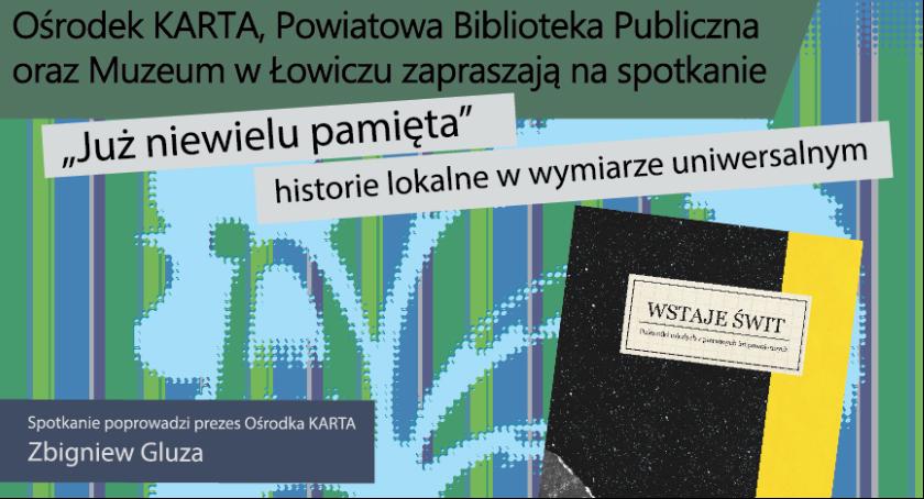„Już niewielu pamięta” w Łowiczu. Gościem spotkania aktor Wojciech Zieliński
