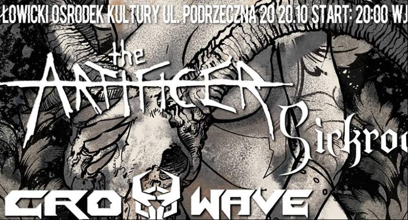 The Artificer, Crosswave, Sickroom: metalowy koncert w Łowiczu