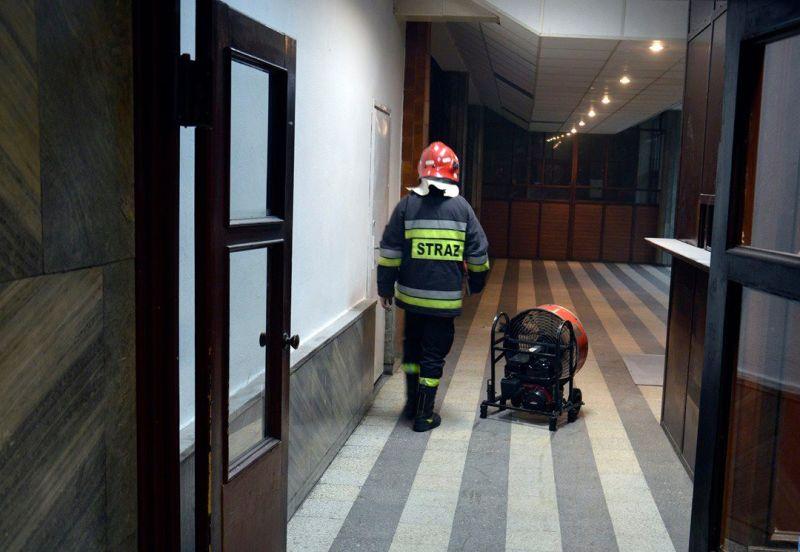 Niegroźny pożar na Dworcu PKP