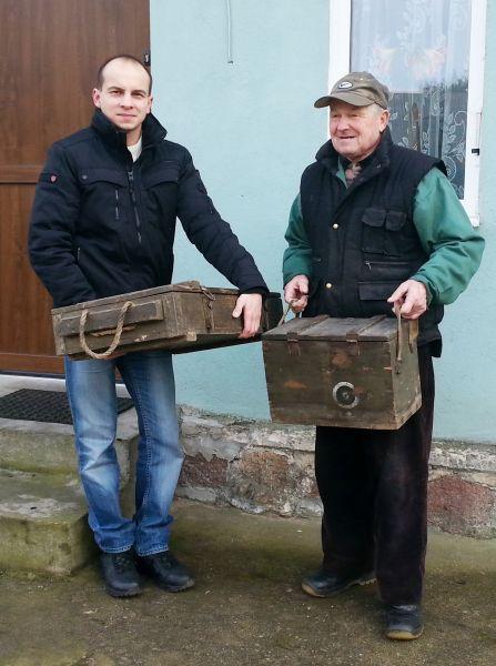 Drewniane skrzynki po amunicji z 1939 w zbiorach dziesiątki