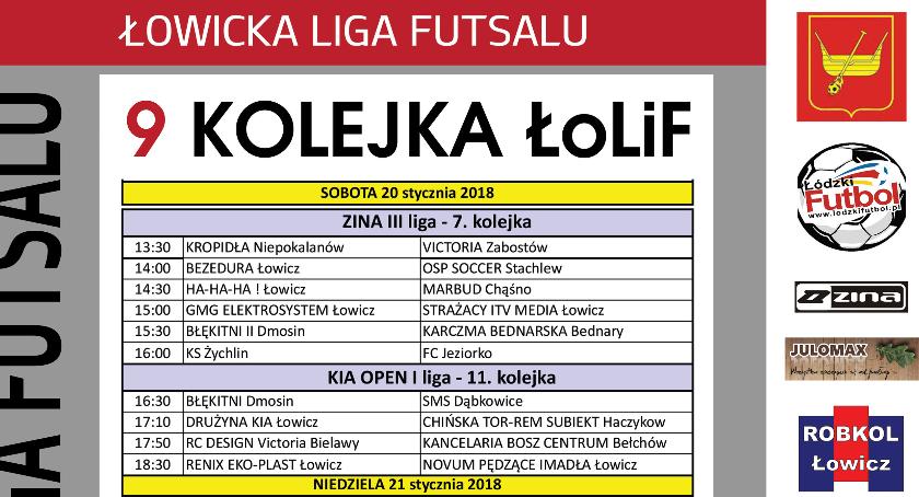 9. kolejka ŁoLiF: rozkład jazdy