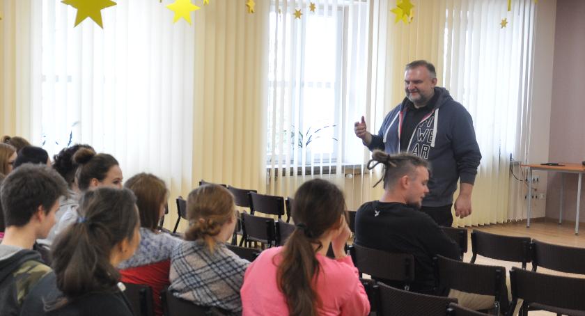 Warsztaty profilaktyczne w ZSCKR w Zduńskiej Dąbrowie