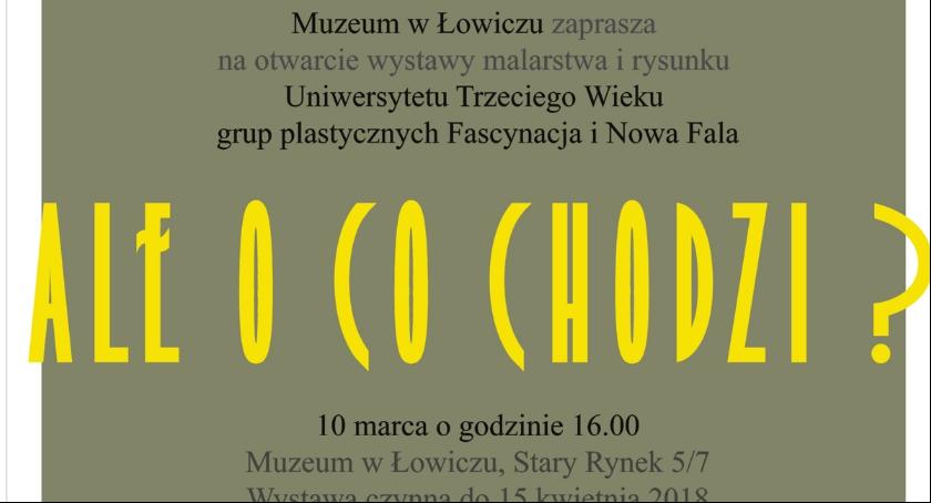 Wystawa prac kursantów Uniwersytetu III Wieku