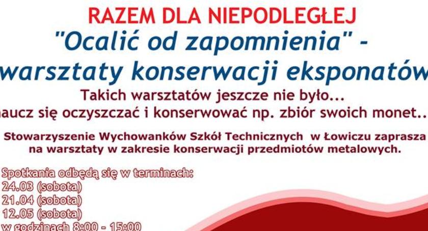Warsztaty konserwacji eksponatów