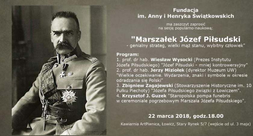 Zaproszenie na sesję popularno-naukową o Józefie Piłsudskim