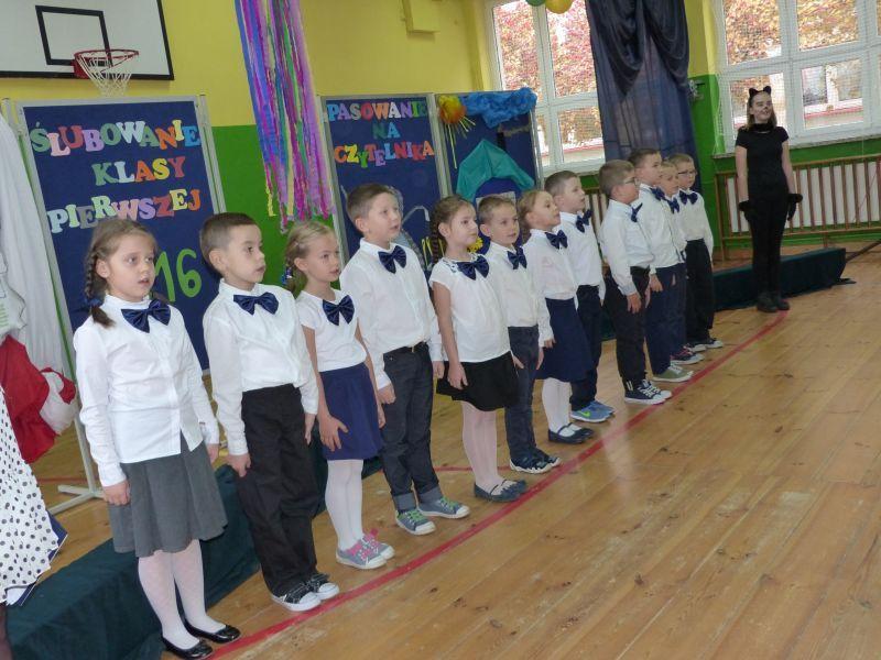 Pasowanie na ucznia w Szkole Podstawowej w Popowie