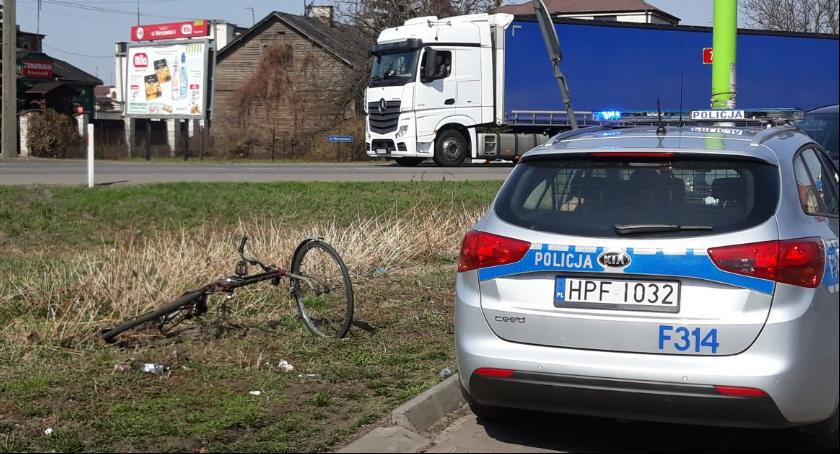 Potrącenie mężczyzny na Warszawskiej