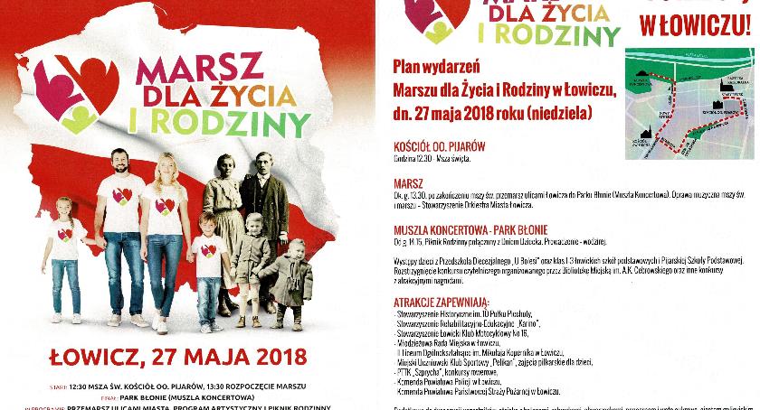 Zbliża się Marsz dla życia i rodziny w Łowiczu (program)