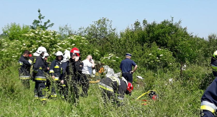 Awionetka spadła na ziemię. Zginęło dwóch mężczyzn - AKTUALIZACJA