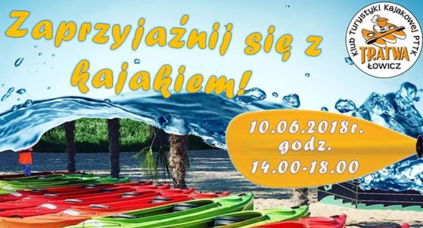 Zaprzyjaźnij się z kajakiem na łowickiej plaży