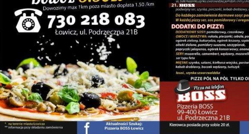 Wygraj vouchery do Pizzerii BOSS w Łowiczu - KONKURS