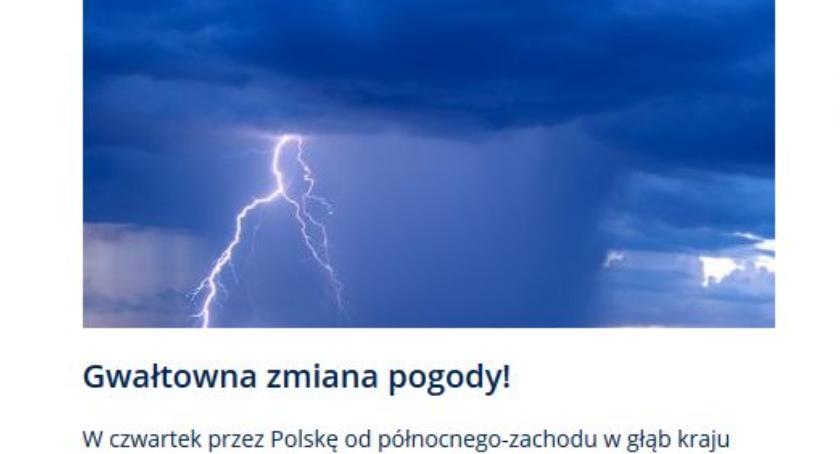 Ostrzeżenie meteorologiczne dla powiatu łowickiego