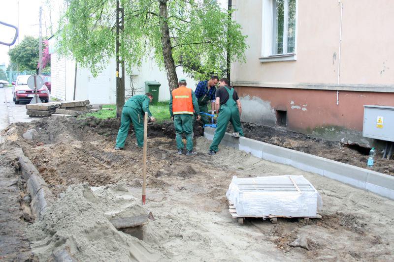 Prace inwestycyjne na os. Kostka