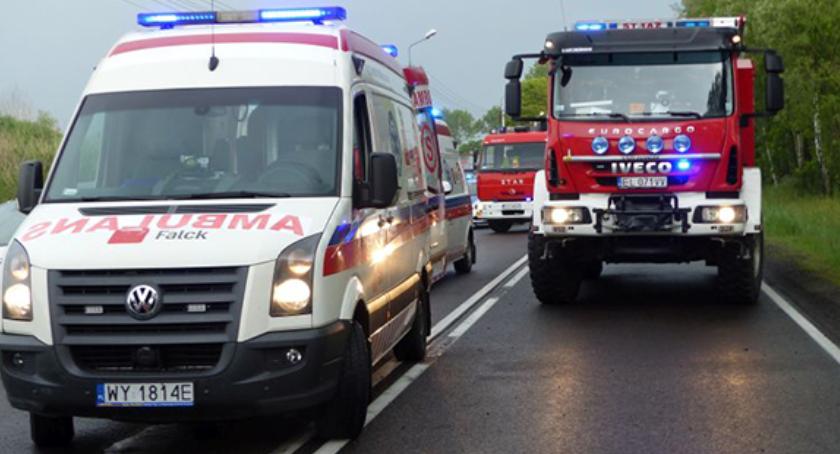 Borówek: obywatel Ukrainy ucierpiał w wypadku drogowym