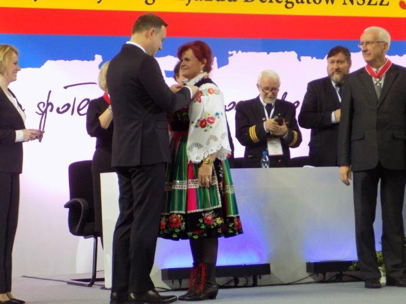 Złoty Krzyż Zasługi dla Teresy Kowalskiej-Sucheckiej