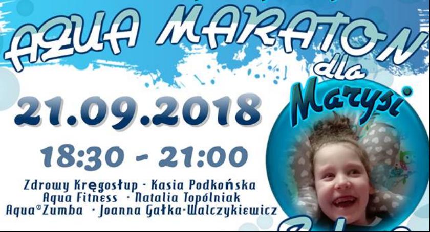 Charytatywny Aqua Maraton dla Marysi Szkop już w piątek