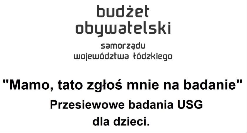 Zagłosuj na projekt badań przesiewowych USG dla dzieci