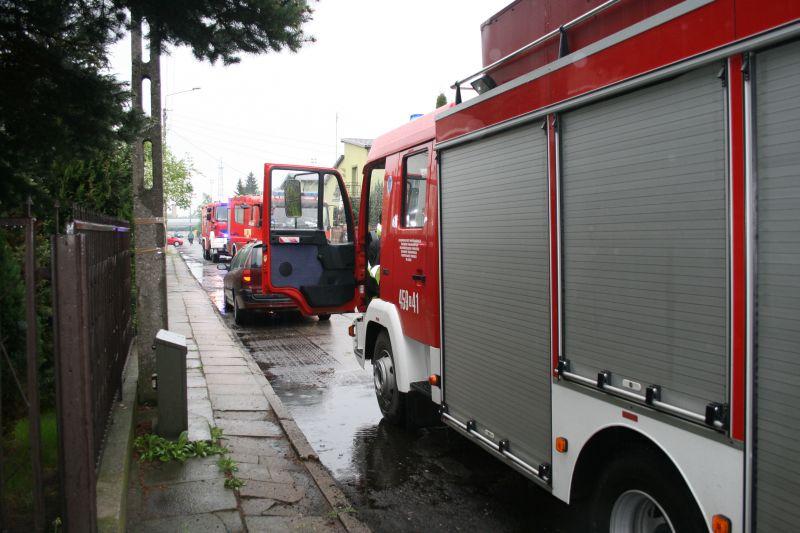 Paliły się sadzw w kominie na ul. Wygoda