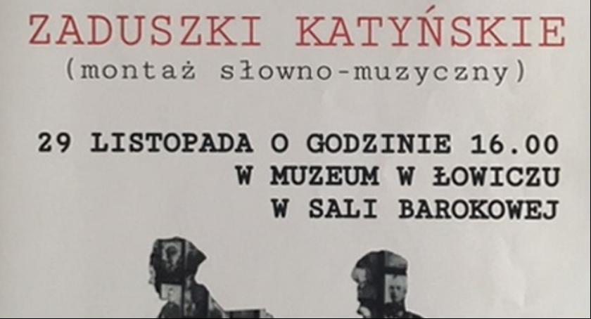 Zaduszki Katyńskie w łowickim Muzeum