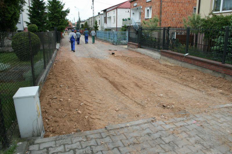 Trwa budowa nawierzchni na 17-go Stycznia