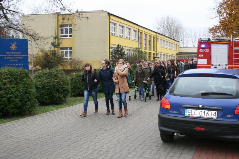 Ewakuacja w II LO - VIDEO (AKTUALIZACJA)