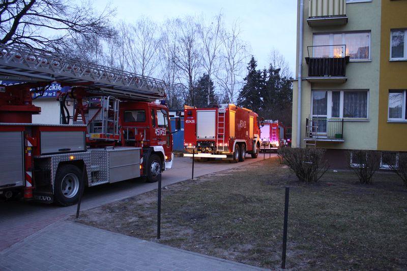 Przypalony garnek postawił strażaków na nogi
