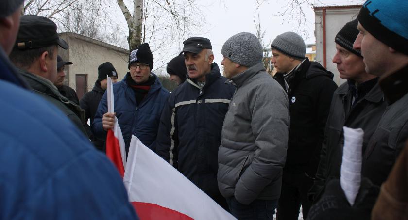 Protest rolników w Łowickiem (ZDJĘCIA, VIDEO)